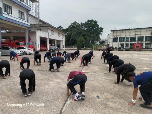 ดับเพลิงนครแม่สอด ได้ดำเนินการฝึกซ้อมแผนและทบทวนดับเพลิง ประจำปีงบประมาณ พ.ศ. 2568