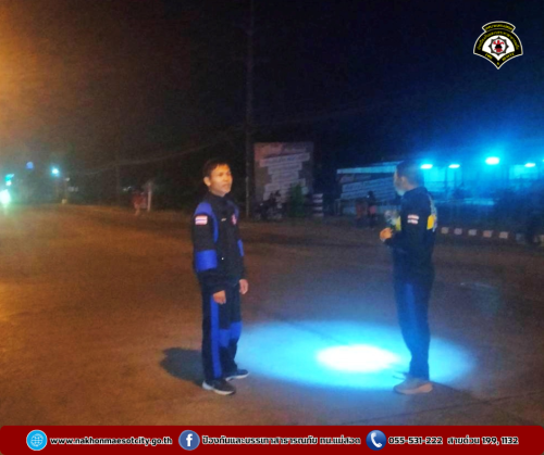 ดับเพลิงนครแม่สอด ปฎิบัติหน้าที่ ณ จุดบริการประชาชน ป้องกันและลดอุบัติเหตุทางถนนช่วงเทศกาลปีใหม่ 2568