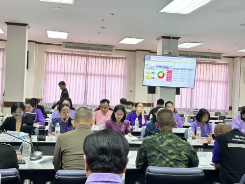 กองยุทธศาสตร์และงบประมาณ เข้าร่วมประชุมคณะกรรมการบริหารงานจังหวัด แบบบูรณาการ จังหวัดตาก (ก.บ.จ.ตาก) ครั้งที่ 1/2568