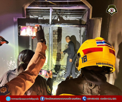 ดับเพลิงนครแม่สอด ออกระงับเหตุเพลิงไหม้อาคารพาณิชย์ บริษัท 189 ไทย-พม่า ฟูลเซอร์วิส จำกัด