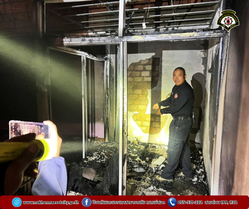 ดับเพลิงนครแม่สอด ออกระงับเหตุเพลิงไหม้อาคารพาณิชย์ บริษัท 189 ไทย-พม่า ฟูลเซอร์วิส จำกัด