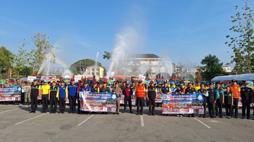 สำนักปลัดเทศบาลนครแม่สอด เข้าร่วมกิจกรรม kick off  การแก้ไขปัญหาหมอกควันไฟป่าและฝุ่นละอองขนาดเล็ก (PM2.5) ประจำปี 2568