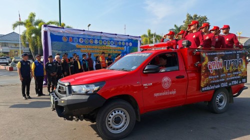 สำนักปลัดเทศบาลนครแม่สอด เข้าร่วมกิจกรรม kick off  การแก้ไขปัญหาหมอกควันไฟป่าและฝุ่นละอองขนาดเล็ก (PM2.5) ประจำปี 2568