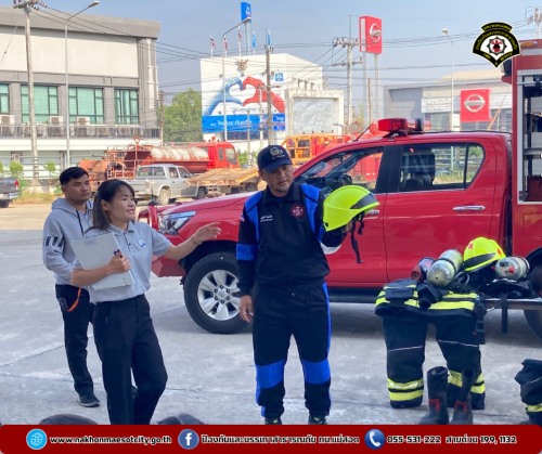 ดับเพลิงนครแม่สอด ให้การต้อนรับ KK International Preschool ในจัดกิจกรรมทัศนศึกษา