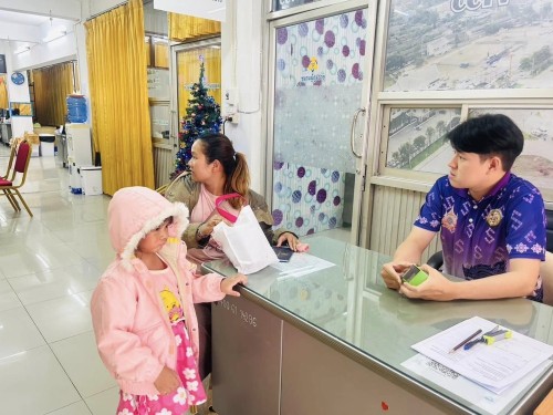 ฝ่ายส่งเสริมและสวัสดิการสังคมรับขึ้นทะเบียนเรื่องต่างๆ