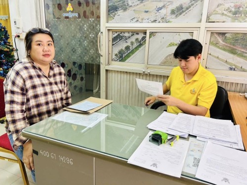 ฝ่ายส่งเสริมและสวัสดิการสังคม รับขึ้นทะเบียนเรื่องต่างๆ