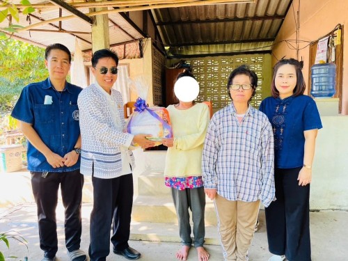 ลงพื้นที่มอบถุงยังชีพเพื่อการดำรงชีพให้กับกลุ่มเปราะบาง จำนวน 3 ราย