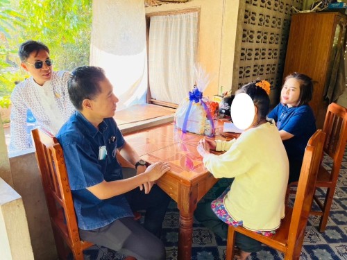 ลงพื้นที่มอบถุงยังชีพเพื่อการดำรงชีพให้กับกลุ่มเปราะบาง จำนวน 3 ราย