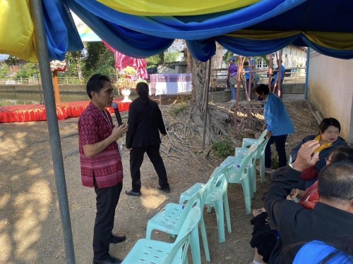 เข้าร่วมพิธีเปิดโครงการรณรงค์การมีส่วนร่วมในการแก้ไขปัญหาน้ำเสียชุมชน ประจำปีงบประมาณ 2568