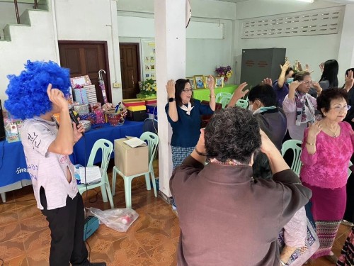 เข้าร่วมกิจกรรมผู้สูงอายุ ณ ชุมชนวัดหลวง