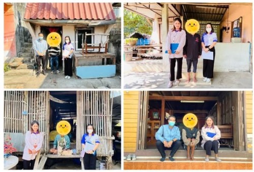 ลงพื้นที่สำรวจข้อเท็จจริงเพื่อวางแผนให้การช่วยเหลือกลุ่มเปราะบาง/ผู้มีรายได้น้อย จำนวน 4 ราย