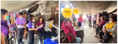 ลงพื้นที่สำรวจข้อเท็จจริงเพื่อวางแผนให้การช่วยเหลือกลุ่มเปราะบาง/ผู้มีรายได้น้อย จำนวน 4 ราย