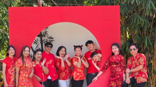 ร่วมกิจกรรมวันปีใหม่ (ตรุษจีน)เพื่อสร้างความสัมพันธ์อันดีกับคนทุกเชื้อชาติในเขตพื้นที่เทศบาลนครแม่สอด