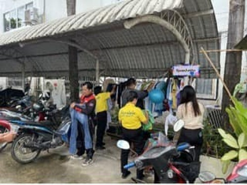 ดำเนินกิจกรรมมุมแบ่งปัน ซึ่งเป็นกิจกรรมการนำทรัพยากรกลับมาใช้ให้เกิดประโยชน์ 