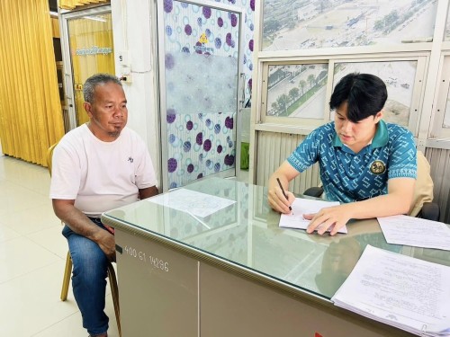 ฝ่ายส่งเสริมและสวัสดิการสังคม ดำเนินการขึ้นทะเบียนเรื่องต่างๆ