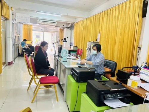 ฝ่ายส่งเสริมและสวัสดิการสังคม ดำเนินการขึ้นทะเบียนเรื่องต่างๆ