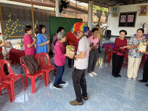 เข้าร่วมกิจกรรมผู้สูงอายุ ณ ชุมชนแม่สอดวิลล่า