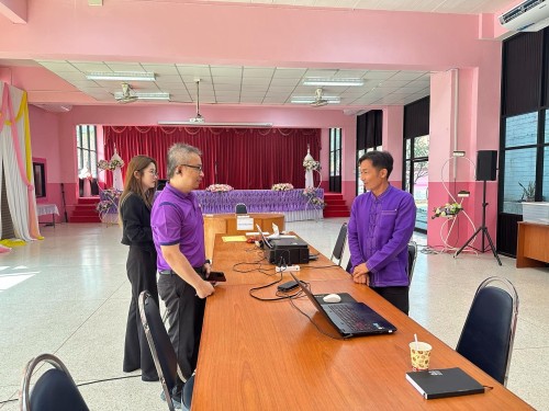 คณะกรรมการตรวจเยี่ยมสนามสอบการประเมินความสามารถด้านการอ่านของผู้เรียน (RT) ชั้นประถมศึกษาปีที่ 1 ปีการศึกษา 2567 ของนักเรียนในสังกัดเทศบาลนครแม่สอด