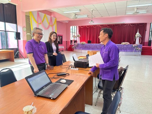 คณะกรรมการตรวจเยี่ยมสนามสอบการประเมินความสามารถด้านการอ่านของผู้เรียน (RT) ชั้นประถมศึกษาปีที่ 1 ปีการศึกษา 2567 ของนักเรียนในสังกัดเทศบาลนครแม่สอด