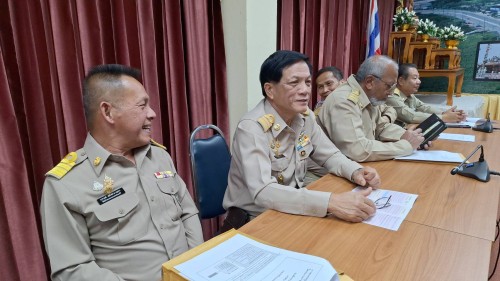 กองยุทธศาสตร์และงบประมาณ เข้าร่วมการประชุมชี้แจงแนวทางการดำเนินโครงการจัดทำคาร์บอนฟุตพริ้นท์ องค์กรปกครองส่วนท้องถิ่น เทศบาลนครแม่สอด ประจำปีงบประมาณ พ.ศ. 2568
