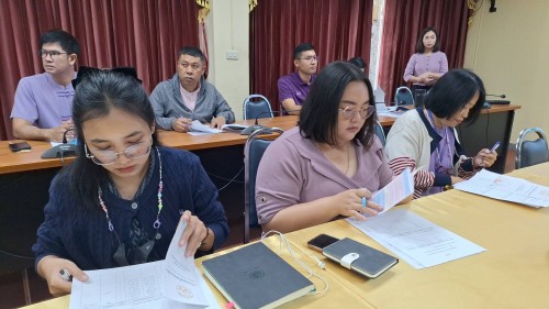 กองยุทธศาสตร์และงบประมาณ เข้าร่วมการประชุมชี้แจงแนวทางการดำเนินโครงการจัดทำคาร์บอนฟุตพริ้นท์ องค์กรปกครองส่วนท้องถิ่น เทศบาลนครแม่สอด ประจำปีงบประมาณ พ.ศ. 2568