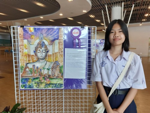 นักเรียนโรงเรียนเทศบาลเฉลิมพระเกียรติฯ ได้รับรางวัลการประกวดวาดภาพเฉลิมพระเกียรติสมเด็จพระกนิษฐา ธิราชเจ้า กรมสมเด็จพระเทพรัตนราชสุดา ฯ สยามบรมราชกุมารี ภายใต้กรอบแนวคิด “เมืองประวัติศาสตร์สุโขทัย: มรดกโลกในมือเยาวชน
