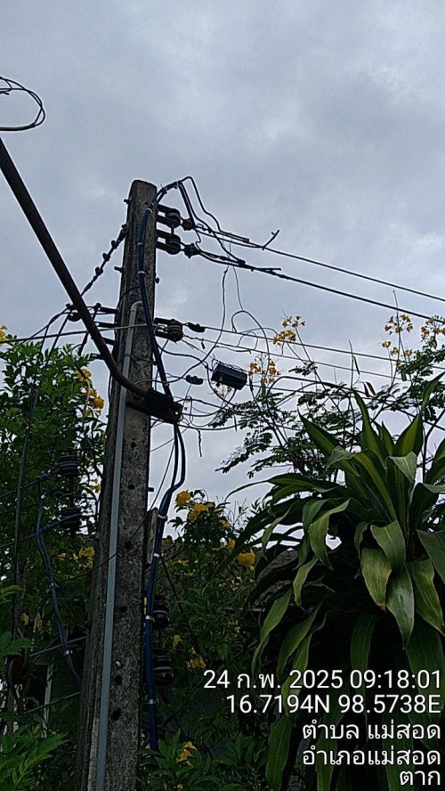 เจ้าหน้าที่กองยุทธศาสตร์และงบประมาณ ดำเนินการตามคำร้อง ขอซ่อมแซมเคเบิ้ลทีวี