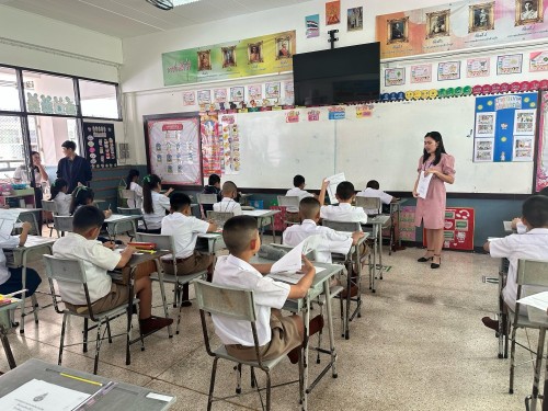 คณะกรรมการตรวจเยี่ยมสนามสอบการประเมินคุณภาพผู้เรียน (NT) ชั้นประถมศึกษาปีที่ 3 ประจำปีการศึกษา 2567 ของนักเรียนในสังกัดเทศบาลนครแม่สอด