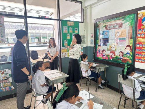 คณะกรรมการตรวจเยี่ยมสนามสอบการประเมินคุณภาพผู้เรียน (NT) ชั้นประถมศึกษาปีที่ 3 ประจำปีการศึกษา 2567 ของนักเรียนในสังกัดเทศบาลนครแม่สอด