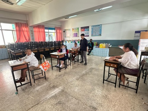 คณะกรรมการตรวจเยี่ยมสนามสอบการประเมินคุณภาพผู้เรียน (NT) ชั้นประถมศึกษาปีที่ 3 ประจำปีการศึกษา 2567 ของนักเรียนในสังกัดเทศบาลนครแม่สอด