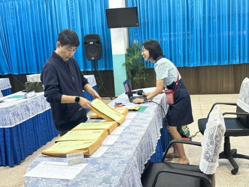 คณะกรรมการตรวจเยี่ยมสนามสอบการประเมินคุณภาพผู้เรียน (NT) ชั้นประถมศึกษาปีที่ 3 ประจำปีการศึกษา 2567 ของนักเรียนในสังกัดเทศบาลนครแม่สอด