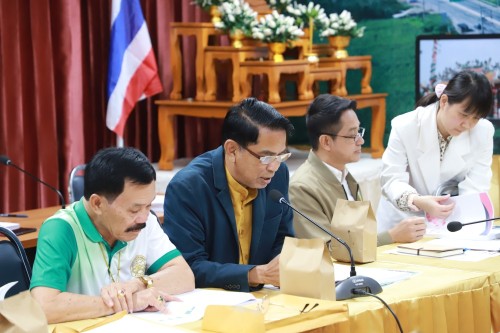 กองยุทธศาสตร์และงบประมาณ จัดประชุมคณะกรรมการพัฒนาเทศบาลนครแม่สอด