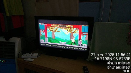 เจ้าหน้าที่กองยุทธศาสตร์และงบประมาณ ดำเนินการตามคำร้อง ขอซ่อมแซมเคเบิ้ลทีวี