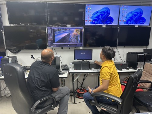 เจ้าหน้าที่กองยุทธศาสตร์และงบประมาณ ดำเนินการตามคำขอใช้ข้อมูลจากกล้องวงจรปิด