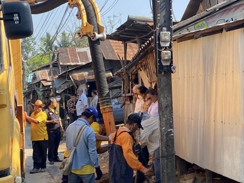 วันจันทร์ที่ 10 มีนาคม 2568 กองช่างสุขาภิบาลออกปฎิบัติงานภาคสนาม จำนวน 1 แห่ง