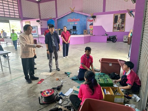 กองการศึกษาดำเนินการประกวดแข่งขันทักษะทางวิชาการดทศบาลนครแม่สอด ประจำปี 2568