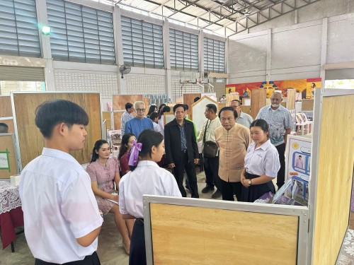 กองการศึกษาดำเนินการประกวดแข่งขันทักษะทางวิชาการดทศบาลนครแม่สอด ประจำปี 2568