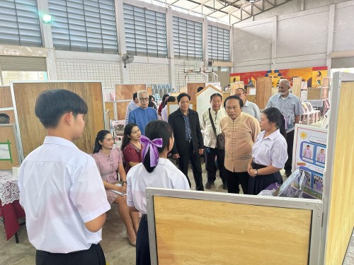 กองการศึกษาดำเนินการประกวดแข่งขันทักษะทางวิชาการดทศบาลนครแม่สอด ประจำปี 2568