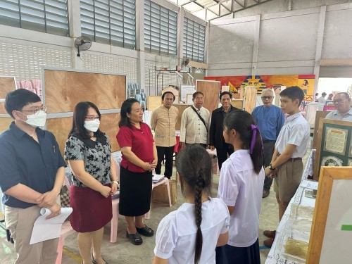 กองการศึกษาดำเนินการประกวดแข่งขันทักษะทางวิชาการดทศบาลนครแม่สอด ประจำปี 2568