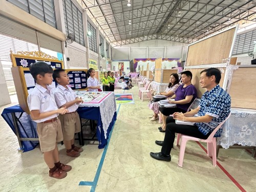 กองการศึกษาดำเนินการประกวดแข่งขันทักษะทางวิชาการดทศบาลนครแม่สอด ประจำปี 2568