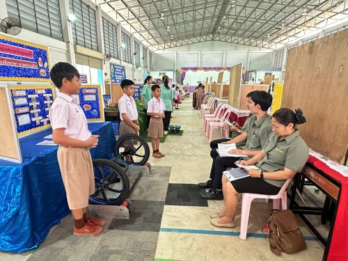 กองการศึกษาดำเนินการประกวดแข่งขันทักษะทางวิชาการดทศบาลนครแม่สอด ประจำปี 2568