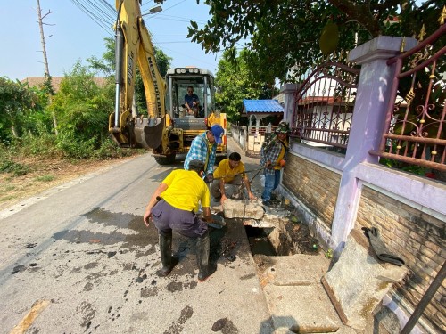 วันจันทร์ที่ 24 มีนาคม 2568 กองช่างสุขาภิบาลออกปฎิบัติงานภาคสนาม จำนวน 2 แห่ง