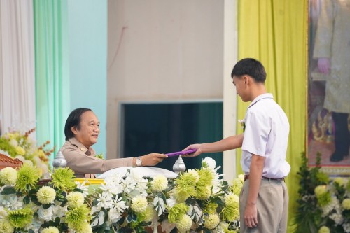 เทศบาลนครแม่สอดจัดกิจกรรมโครงการปัจฉิมนิเทศนักเรียนที่สำเร้จการศึกษา ประจำปี 2568