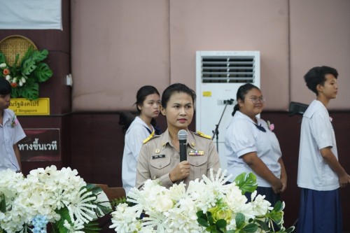 เทศบาลนครแม่สอดจัดกิจกรรมโครงการปัจฉิมนิเทศนักเรียนที่สำเร้จการศึกษา ประจำปี 2568