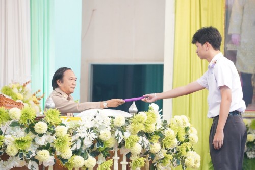 เทศบาลนครแม่สอดจัดกิจกรรมโครงการปัจฉิมนิเทศนักเรียนที่สำเร้จการศึกษา ประจำปี 2568