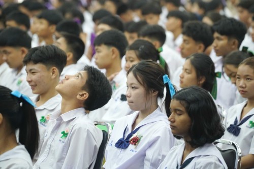 เทศบาลนครแม่สอดจัดกิจกรรมโครงการปัจฉิมนิเทศนักเรียนที่สำเร้จการศึกษา ประจำปี 2568