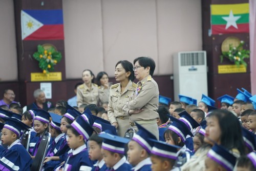เทศบาลนครแม่สอดจัดกิจกรรมพิธีมอบวุฒิบัตรยุวบัณฑิต ประจำปีการศึกษา 2567