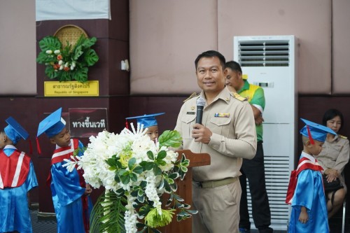 เทศบาลนครแม่สอดจัดกิจกรรมพิธีมอบวุฒิบัตรยุวบัณฑิต ประจำปีการศึกษา 2567