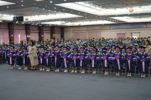 เทศบาลนครแม่สอดจัดกิจกรรมพิธีมอบวุฒิบัตรยุวบัณฑิต ประจำปีการศึกษา 2567