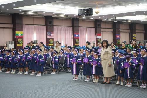 เทศบาลนครแม่สอดจัดกิจกรรมพิธีมอบวุฒิบัตรยุวบัณฑิต ประจำปีการศึกษา 2567